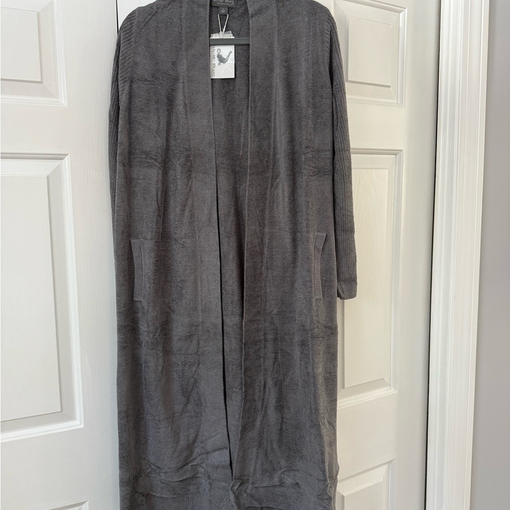 Barefoot Dreams Cozy Chic Ultra Lite Cardigan in Coal